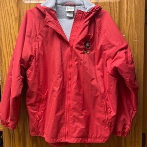 Red Walt Disney World jacket, size extra large